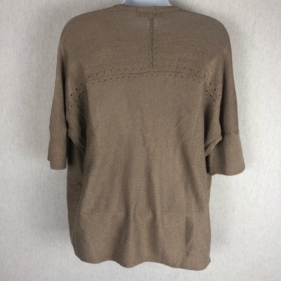 Loft Tan Knit Lightweight Shrug Size Small - Picture 2 of 7
